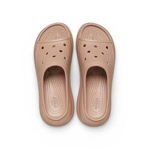 Crocs Classic Crush Platform Sandals M8 W10 Cork Comfort Lightweight Slides